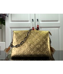 Louis Vuitto* M57790 Nicolas Ghesquiere Monogram coussin bag Gold