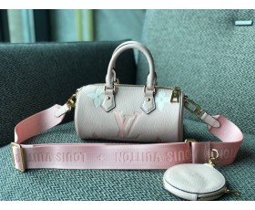 Louis Vuitto* M45707 Monogram empereinte papillon bb bag pink