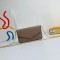 Louis Vuitto* M64099 Monogram Empreinte Pochette Felicie bag beige